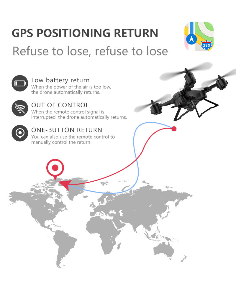 KY601G GPS Foldable 4K Drone with 5G Control