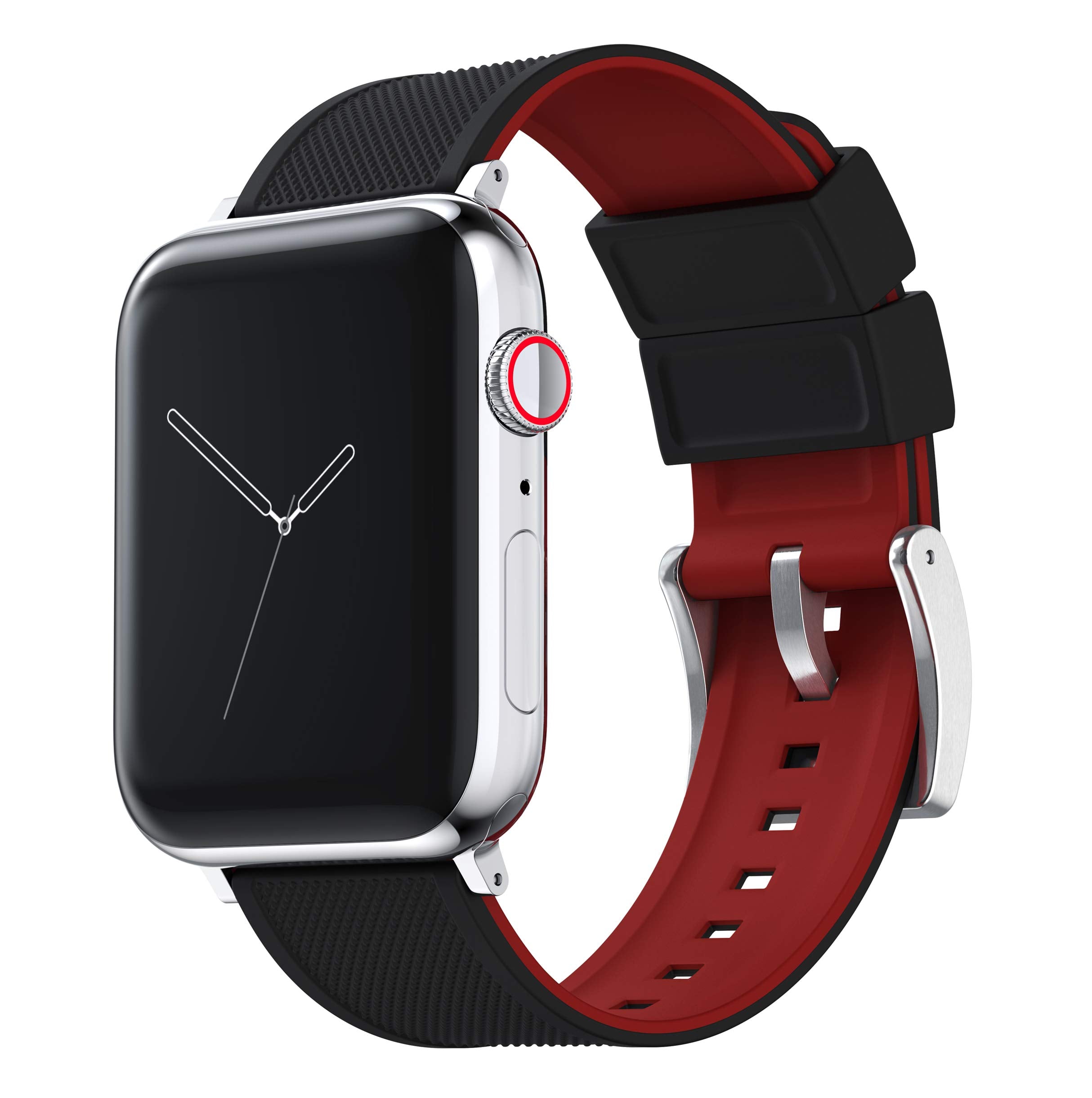 BARTON WATCH BANDS - Elite Silicone Watch Bands Compatible with Apple Watch Models - 1, 2, 3, 4, 5, 6, 7, 8, 9, 10, SE, Ultra & Ultra 2