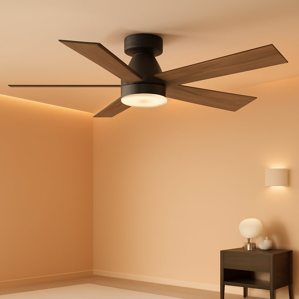 42Inch Smart Ceiling Fan With Integrated LED Lights-0