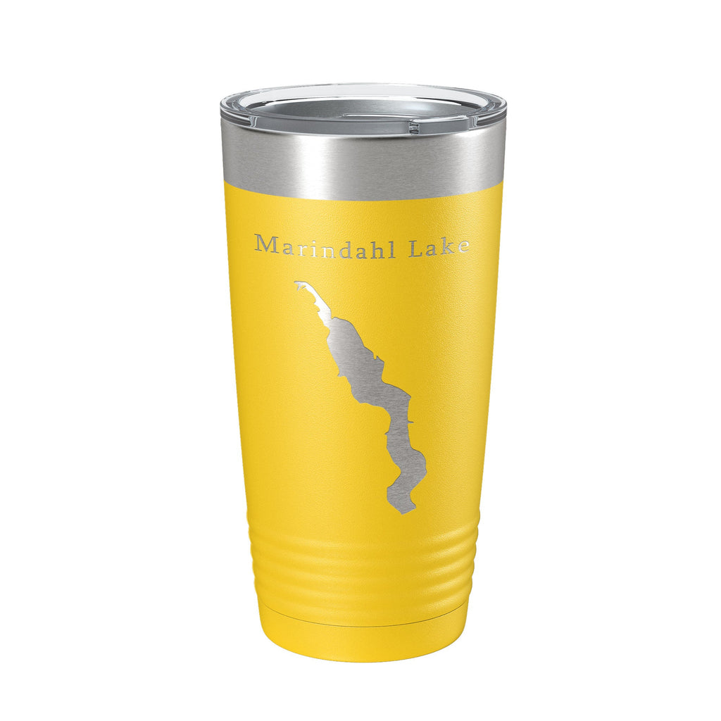 Marindahl Lake Map Tumbler Travel Mug Insulated Laser Engraved Coffee Cup South Dakota 20 oz-4