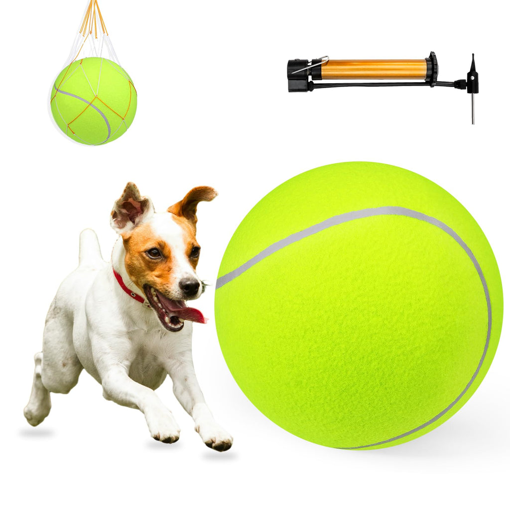 Mity rain Herding Ball for Dogs 10" Herding Ball for Corgis Horse Ball (with Air Pump) Herding Balls for Cattle Dogs Best Collie Ball Australian Shepherd Dog Ball Toys for Interactive Training