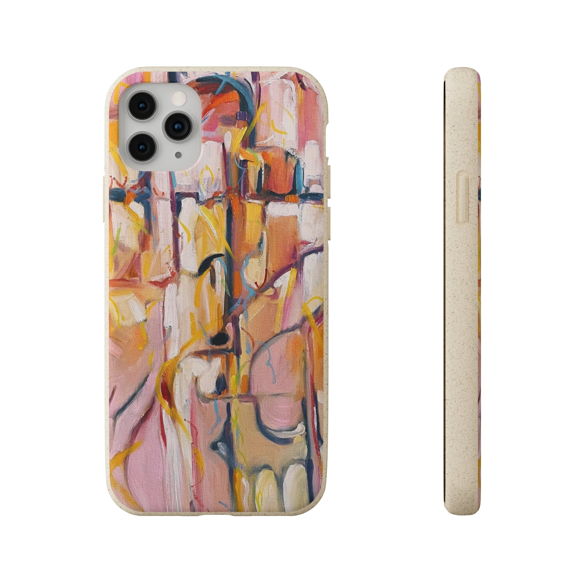 Biodegradable Phone Case with 'Abstract Pueblo' Original Artwork by Barbara Cleary-32