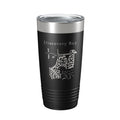 Discovery Bay Tumbler Lake Map Travel Mug Insulated Laser Engraved Coffee Cup California 20 oz-5