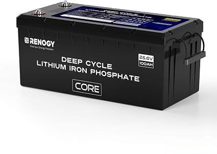 Renogy Core 24V 100Ah LiFePO4 Self-Heating Deep Cycle Battery-0