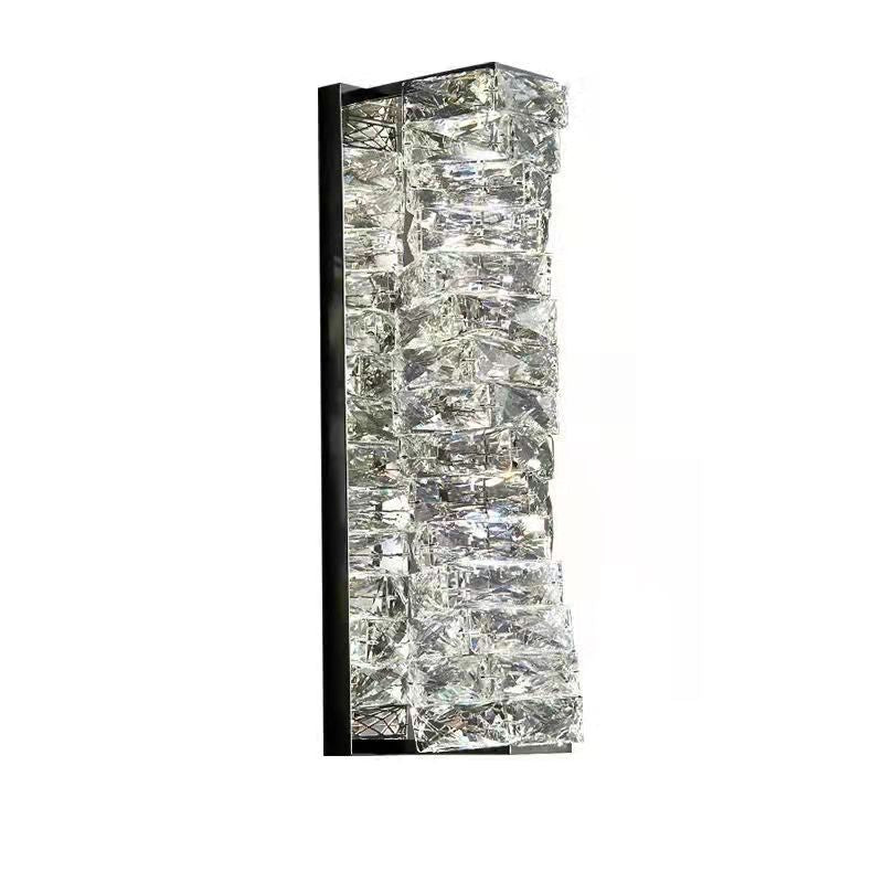 Postmodern Crystal Wall Lamp for Living Room and Bedroom