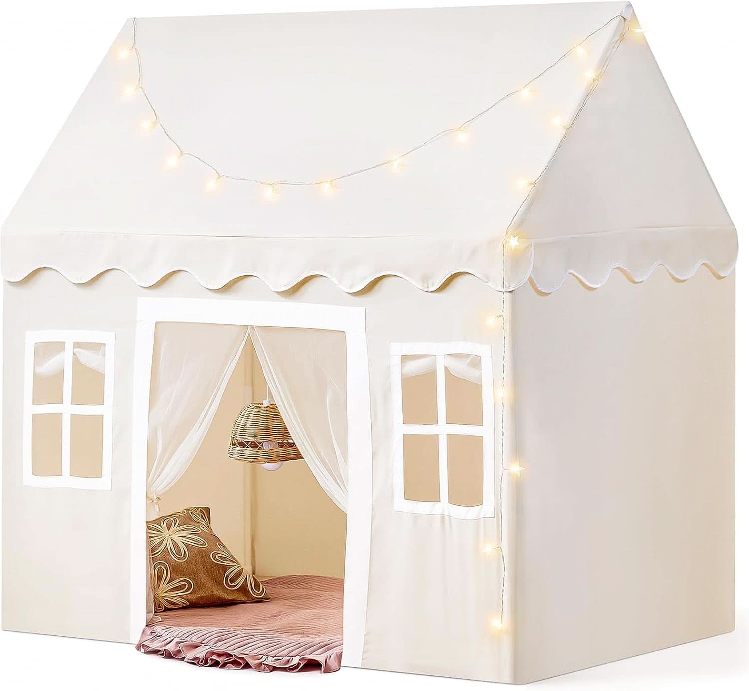 52-Inch Kids Play Tent Padded Mat LED Illuminated Pro-0