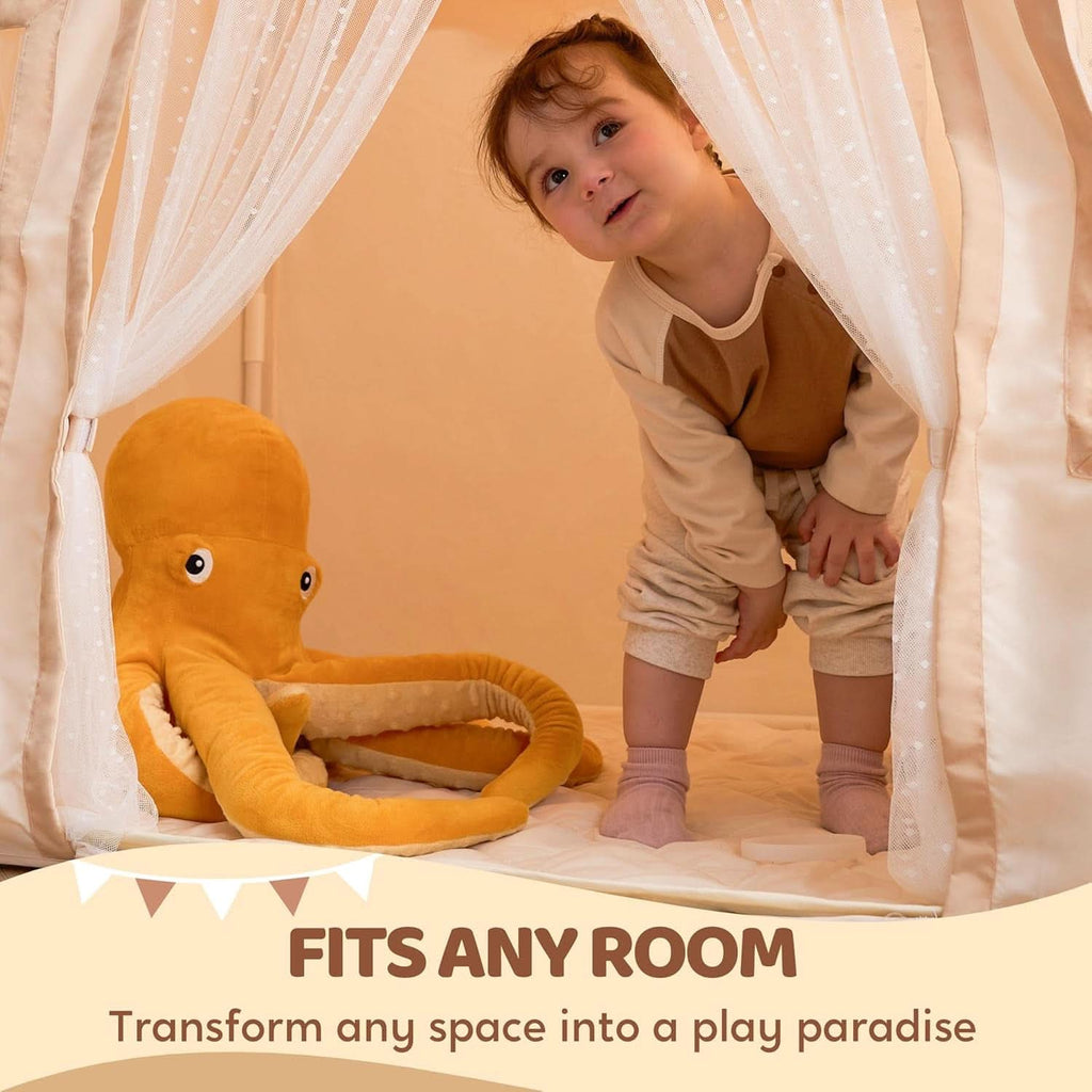 Indoor Outdoor Playroom Tent Size 51x35x52 InchesTall-3