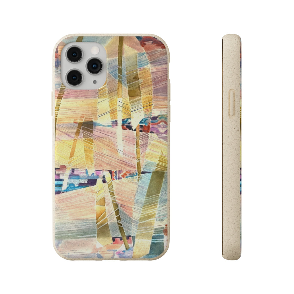 Biodegradable Phone Case with 'Loom Series' Abstract Original Artwork by Barbara Cleary-1
