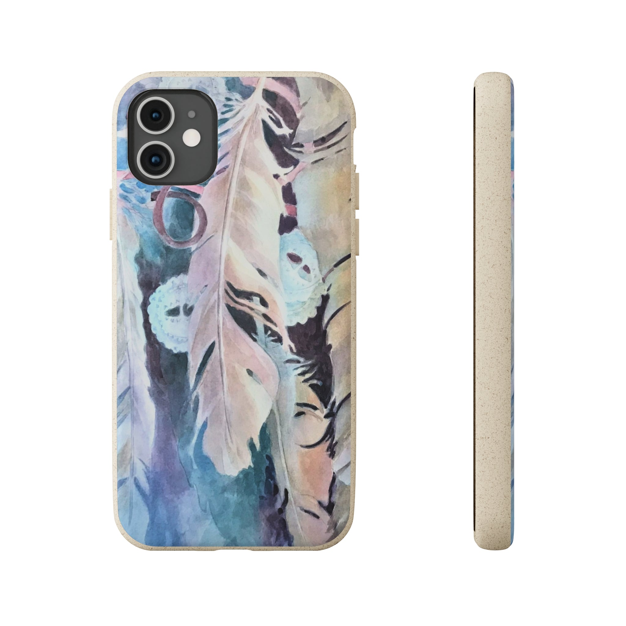 Biodegradable Phone Case with 'Conchos' Watercolor Original Artwork by Barbara Cleary-20