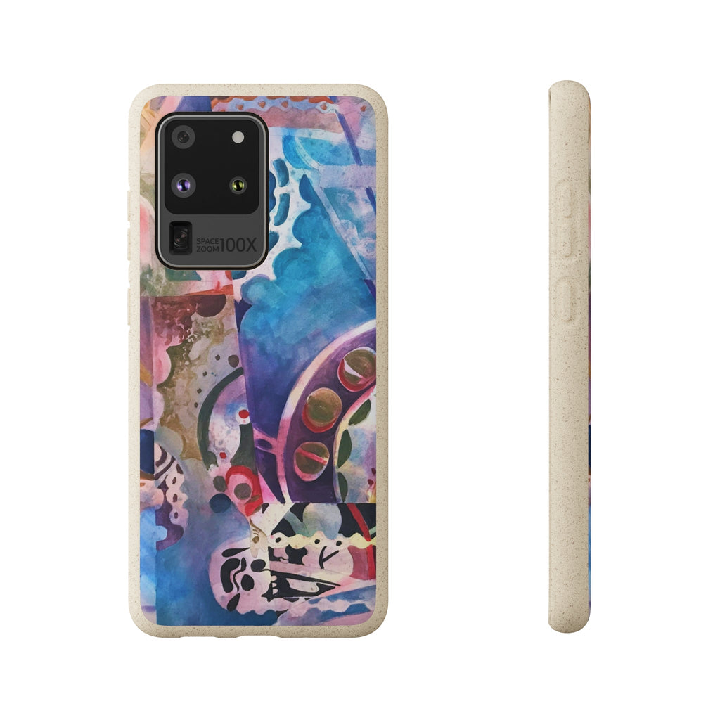 Biodegradable Phone Case with 'Kaleidoscope' Abstract Original Artwork by Barbara Cleary-47