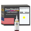DoorStepInk Brand Replacement For Epson 664 (T664420-S) 70ml Yellow High Yield Ink Bottle Made in the USA, T664420-S-0
