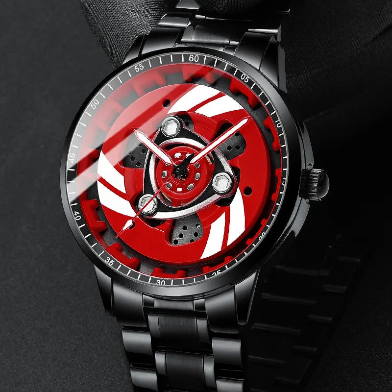 Waterproof Engine Clutch Rotary Watch