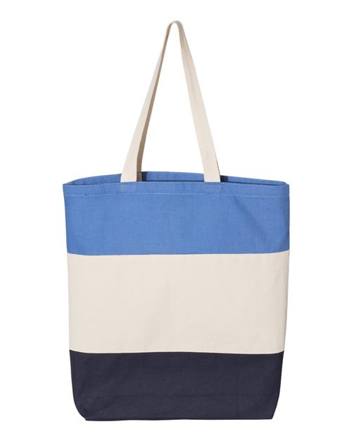 Q-Tees - 11L Tri-Color Tote - Q125900-0