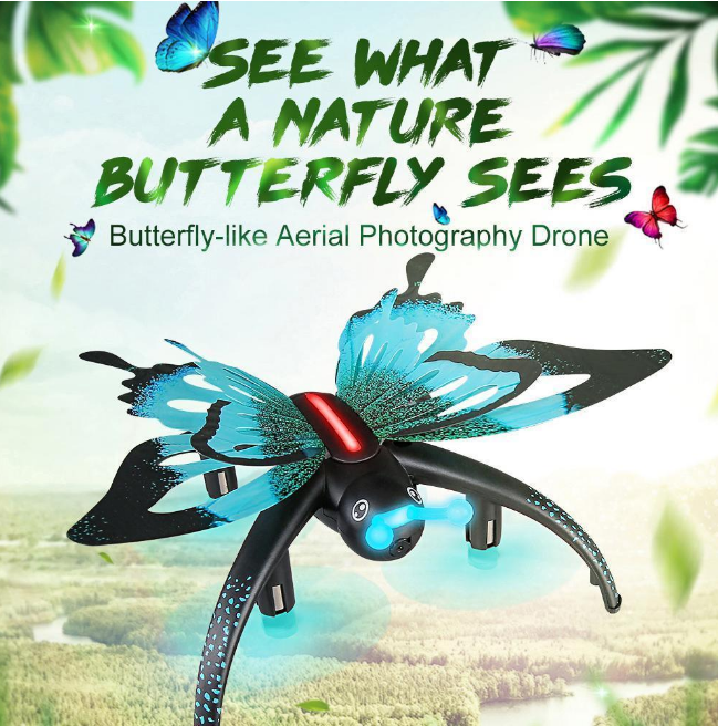 JJRC H42 Remote Control Butterfly Drone with WiFi 480P