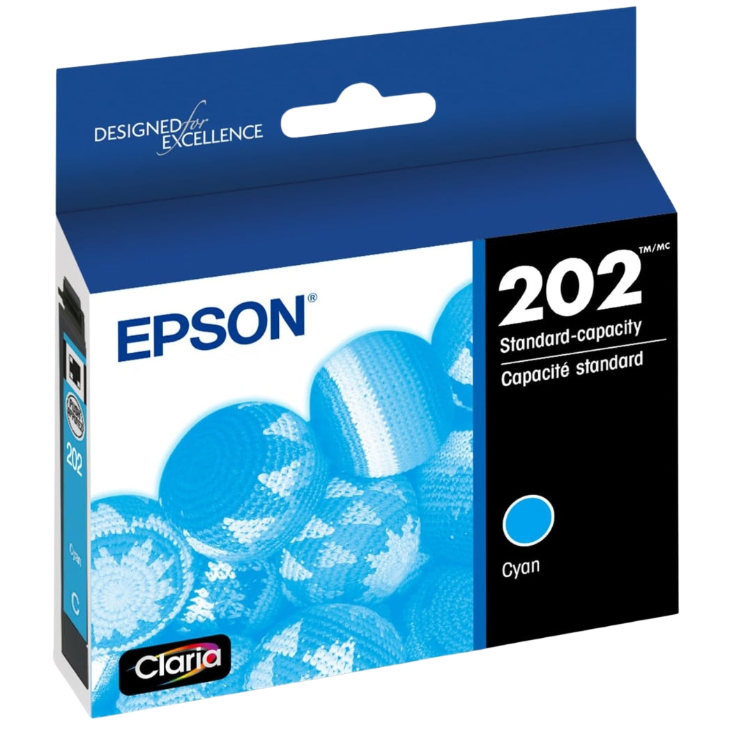 Epson T202 Standard Capacity Cyan Ink Cartridge-0