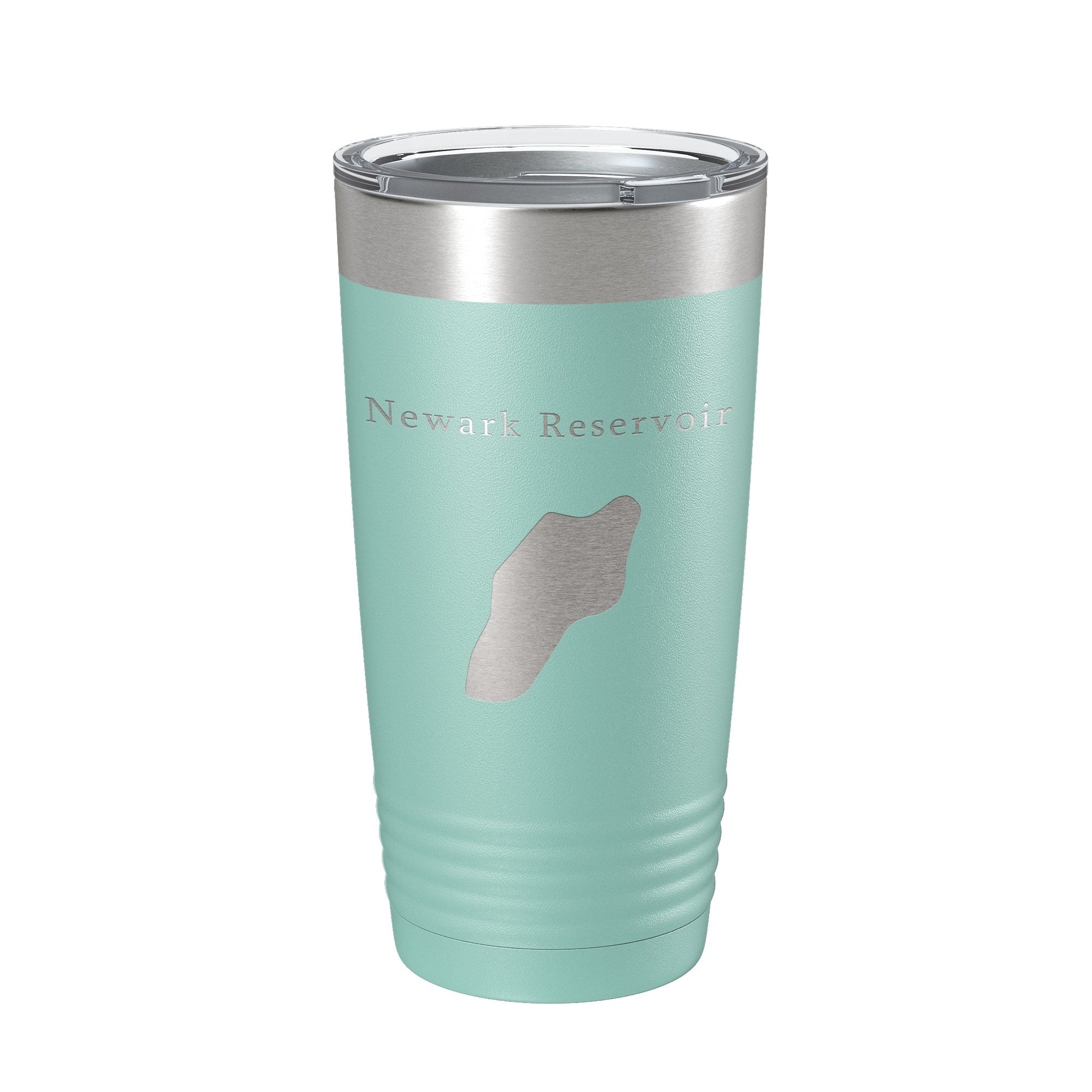 Newark Reservoir Tumbler Lake Map Travel Mug Insulated Laser Engraved Coffee Cup Delaware 20 oz-12