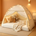 Golden Beige Premium Toddler Canopy Bed Tent Privacy-0