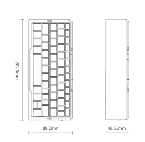 Mini Folding Keyboard