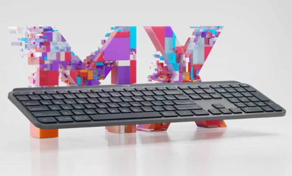 Logitech MX Keys Wireless Bluetooth Keyboard (Full Size)