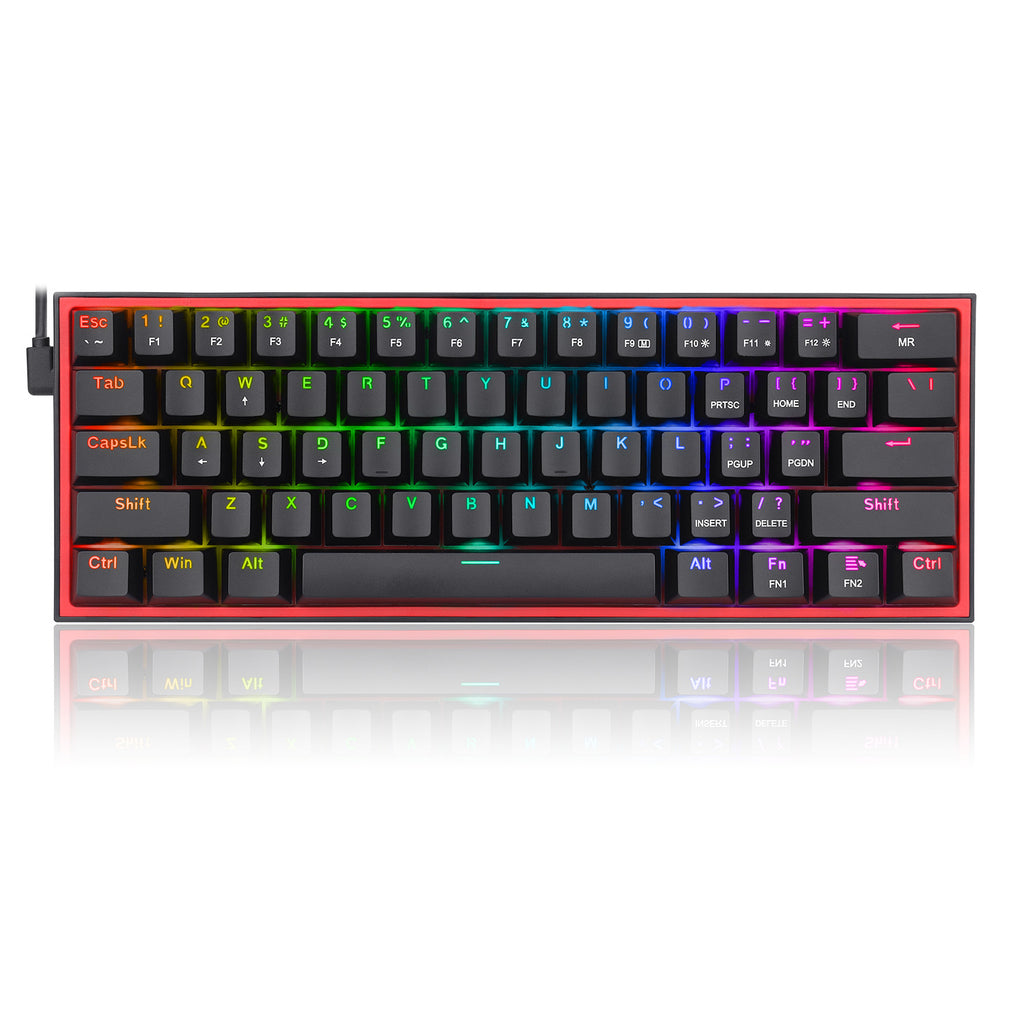 Redragon K617 61-Key Mechanical Keyboard with Hot-Swap