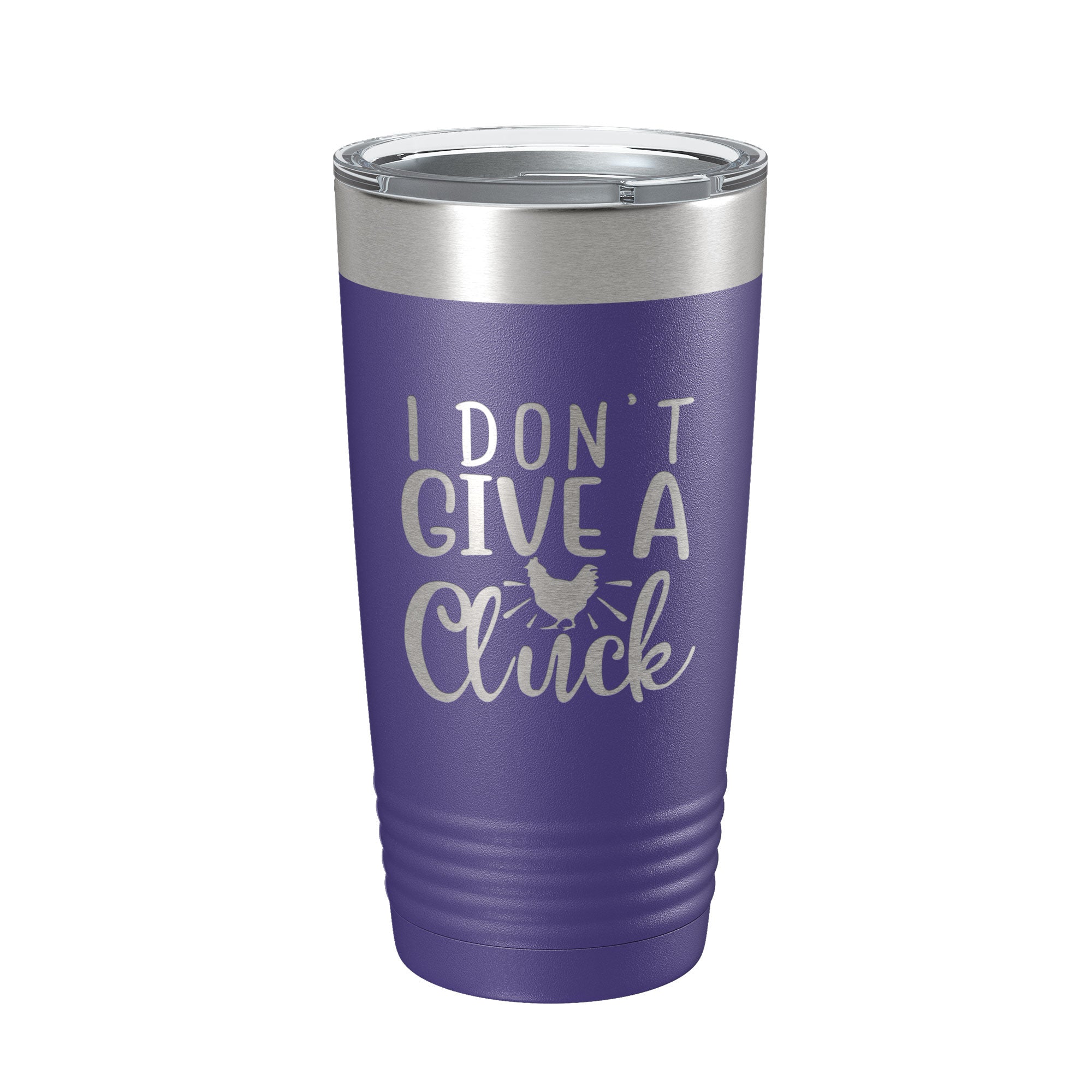 I Don't Give A Cluck Tumbler Funny Chicken Travel Mug Gift Insulated Laser Engraved Coffee Cup 20 oz-15