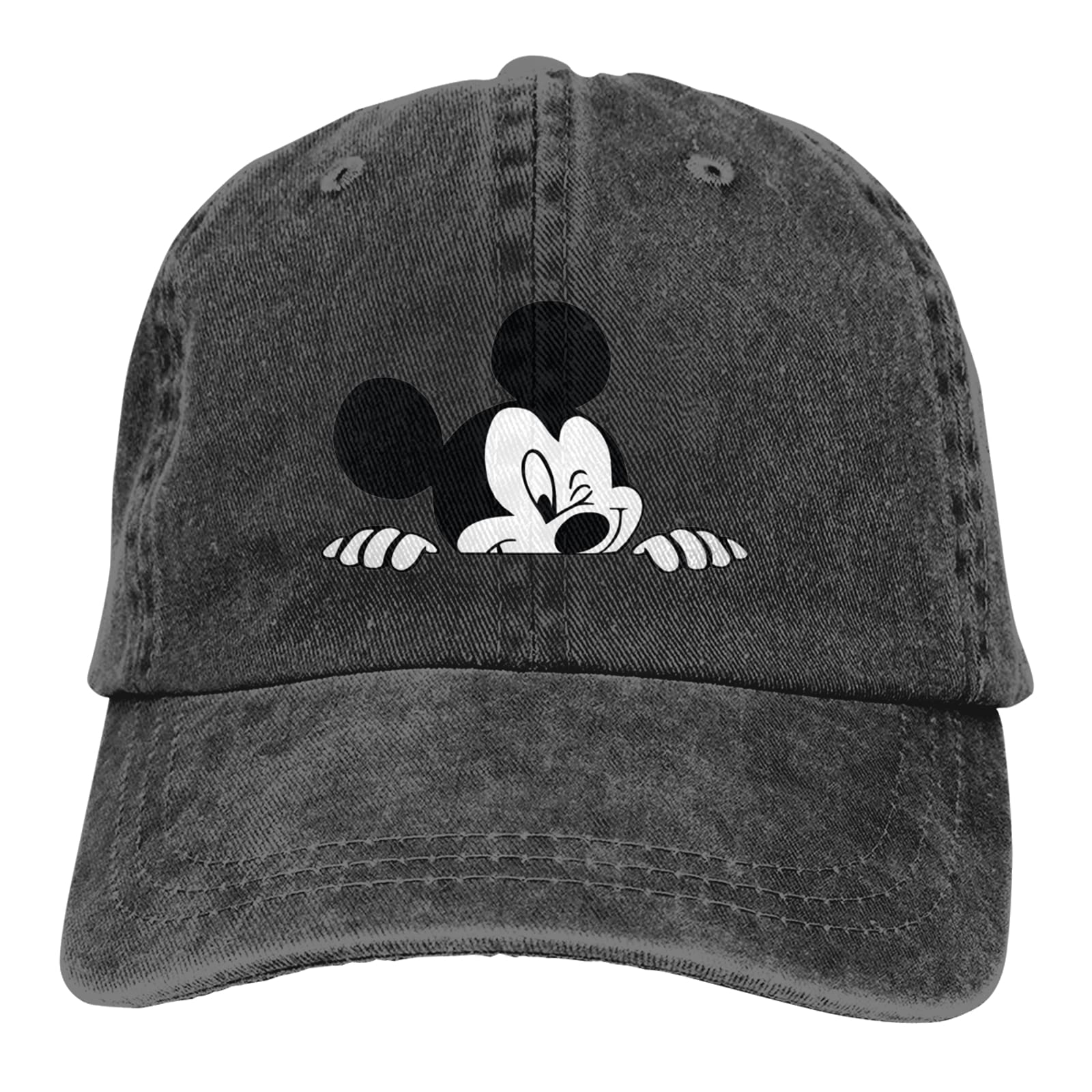 TTYGJ Cowboy Hat Cartoon Baseball Hat Trucker Hat for Men Women Retro Denim Hats Baseball Cap Dad Hat (Style 2)