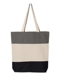 Q-Tees - 11L Tri-Color Tote - Q125900-1