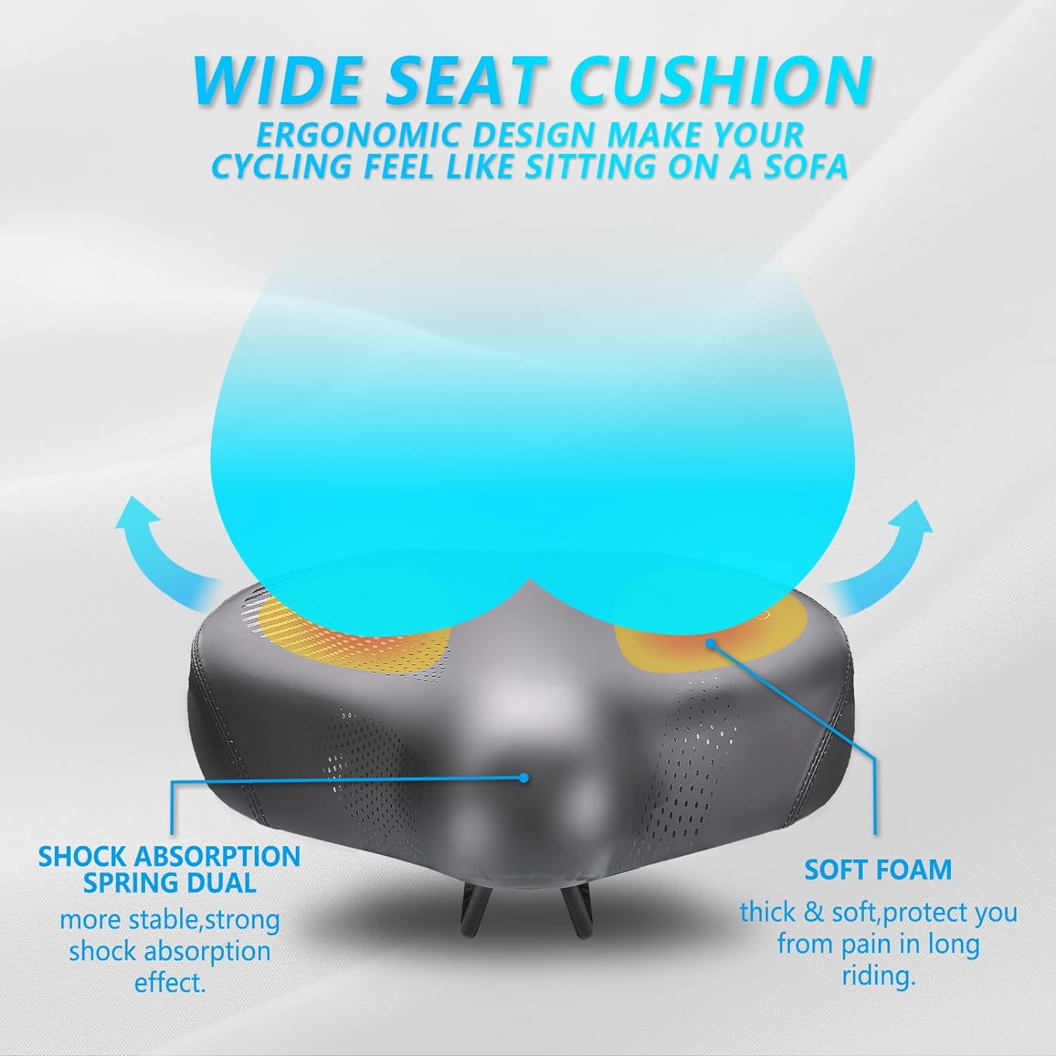 YS 9, YLG Wide Bike Seat 10.5"W-2