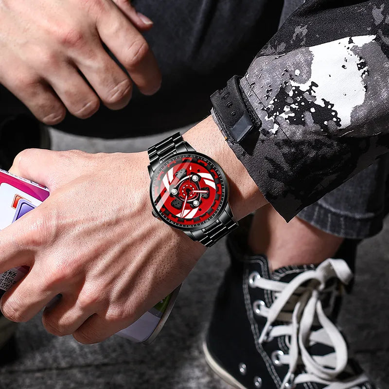 Waterproof Engine Clutch Rotary Watch