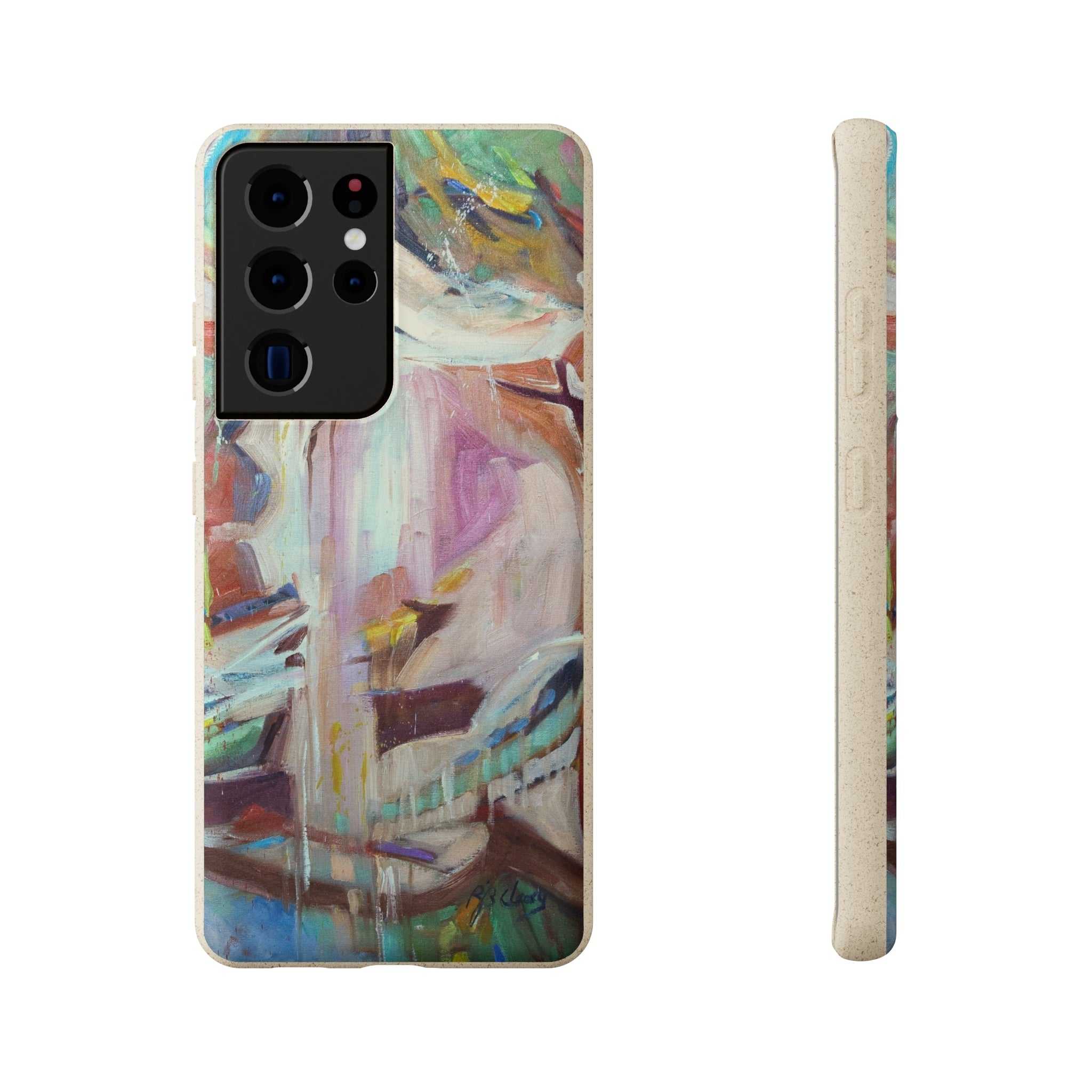 Biodegradable Phone Case with 'All Seasons' Abstract Original Artwork by Barbara Cleary-38