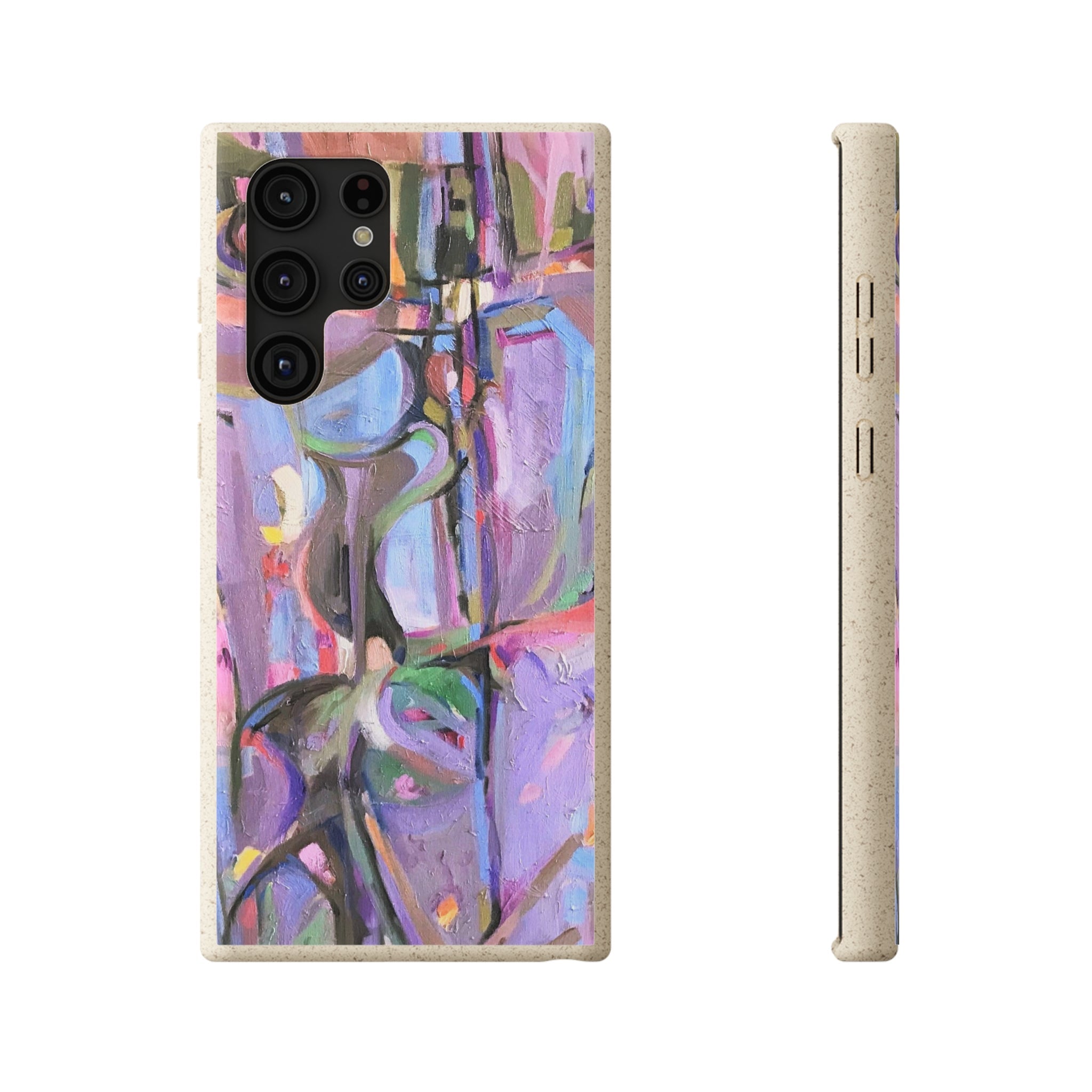 Biodegradable Phone Case with 'Passages' Abstract Original Artwork by Barbara Cleary-35