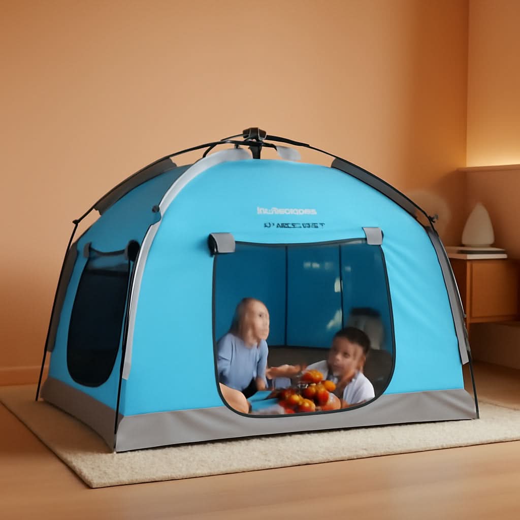 Tran sportable Kids Play Tent With Illuminated LED Features-0