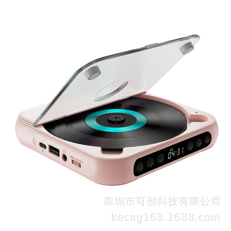Bluetooth CD Player - Portable Mini Speaker for English Listening