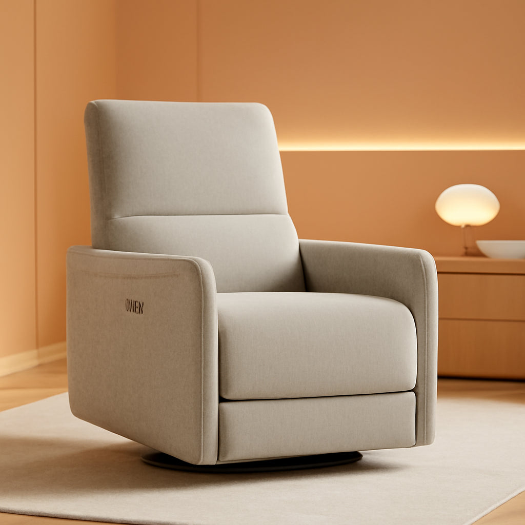 Power Recliner Chair Dove Grey With USB Charging And Lumbar Support