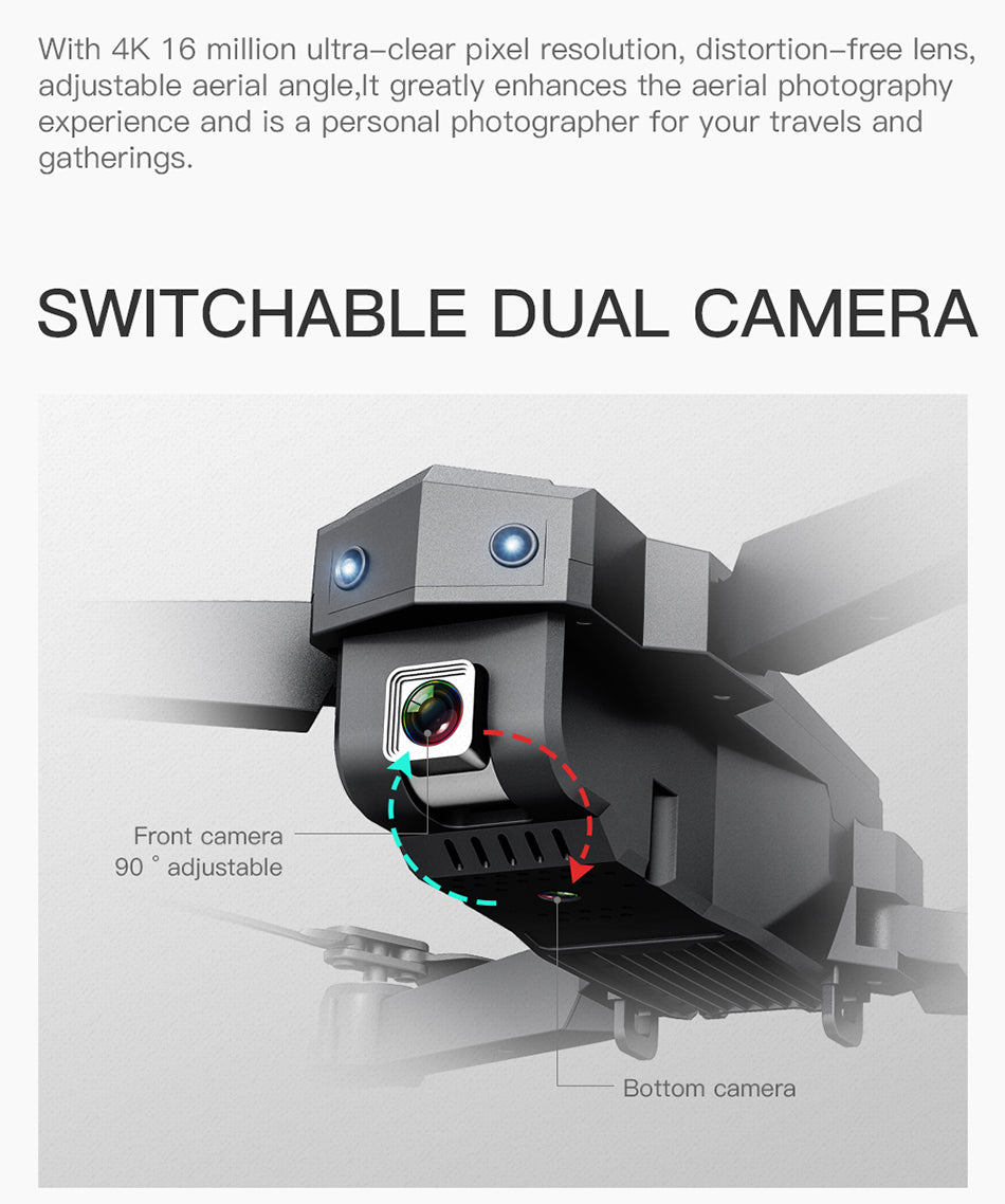 SG107 Mini 4K HD Foldable Drone with Remote Control