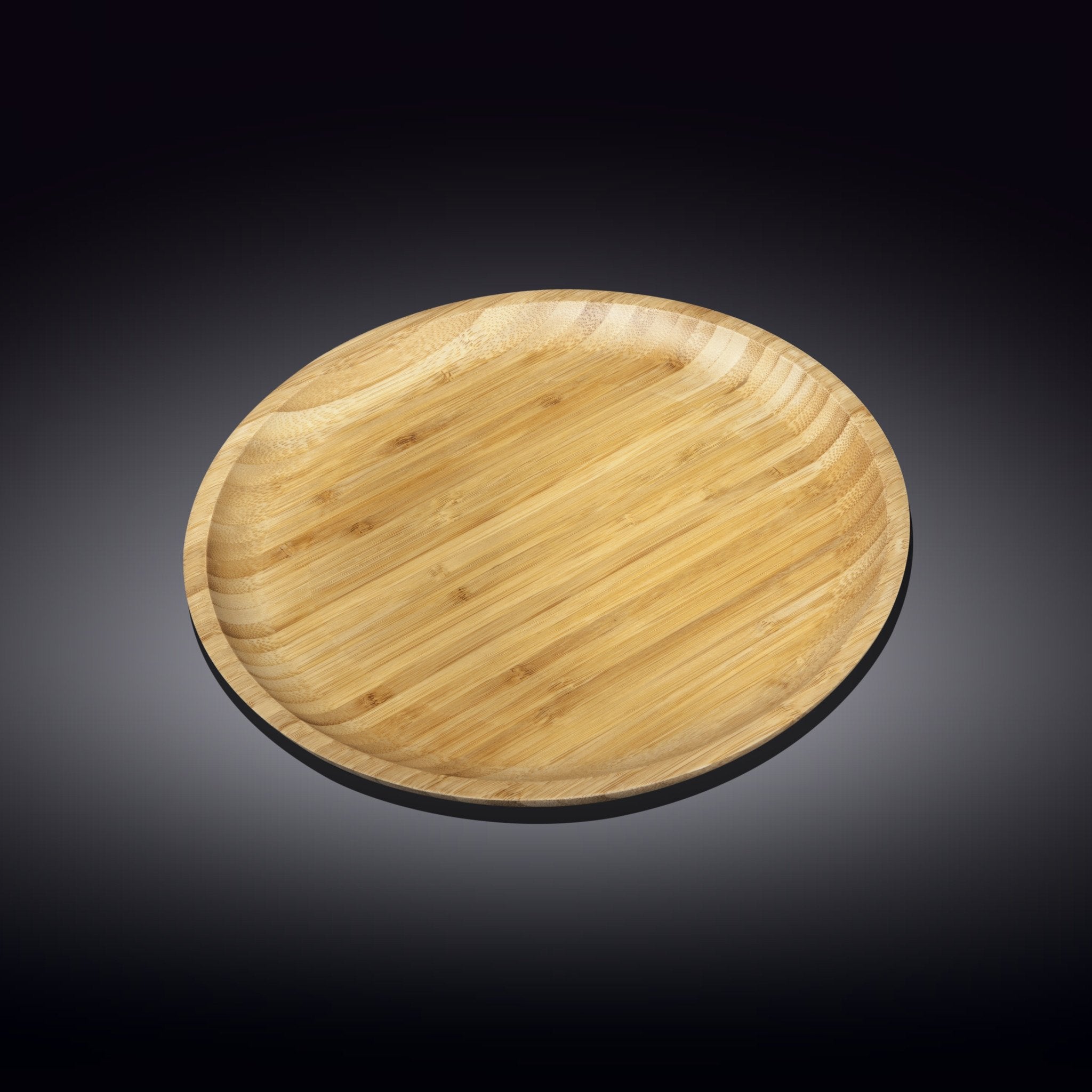 Bamboo Round Plate 10" inch |For pizza / Barbecue / Steak-4