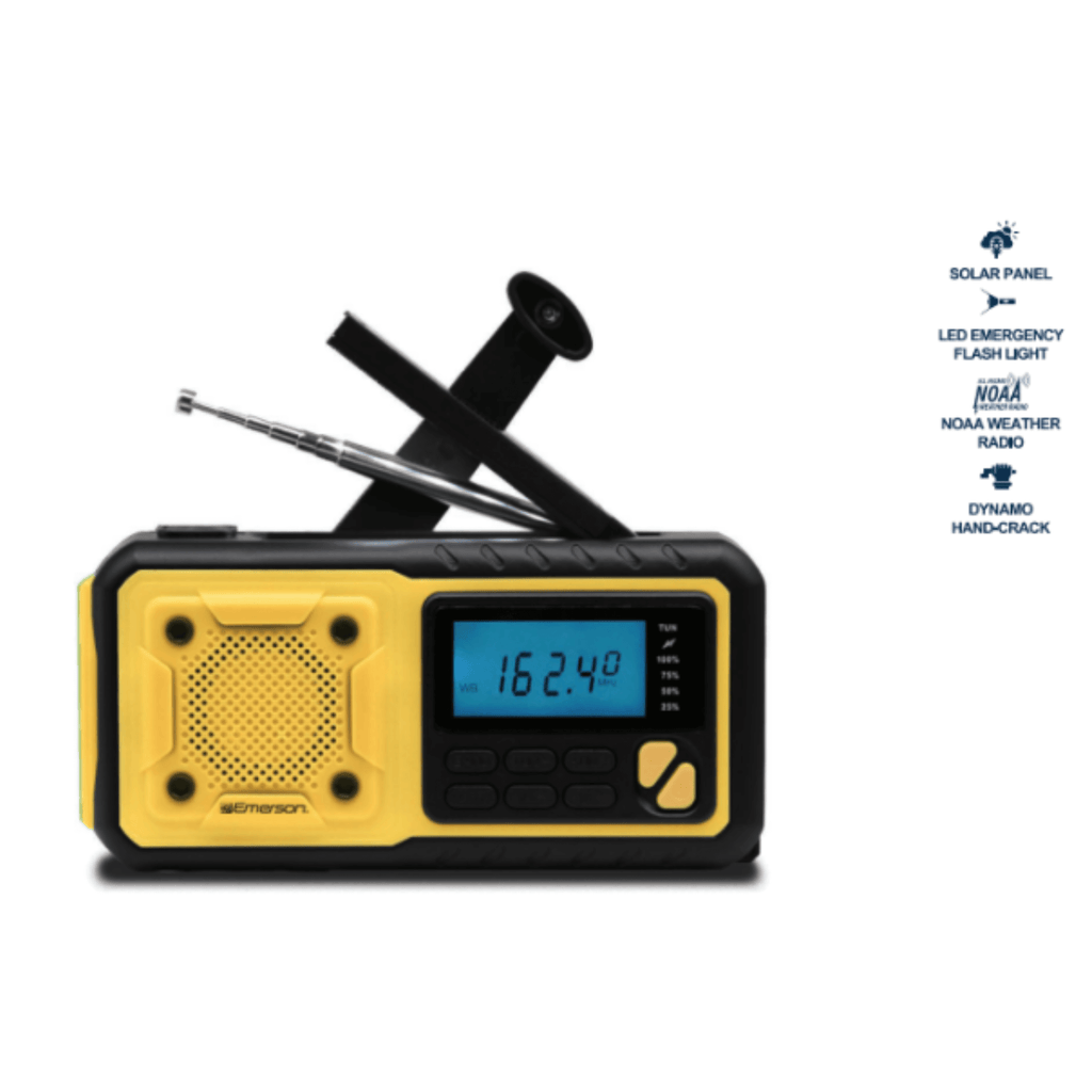 Emerson Emergency AM / FM Radio with Weather Band / Flashlight / Power Bank-1