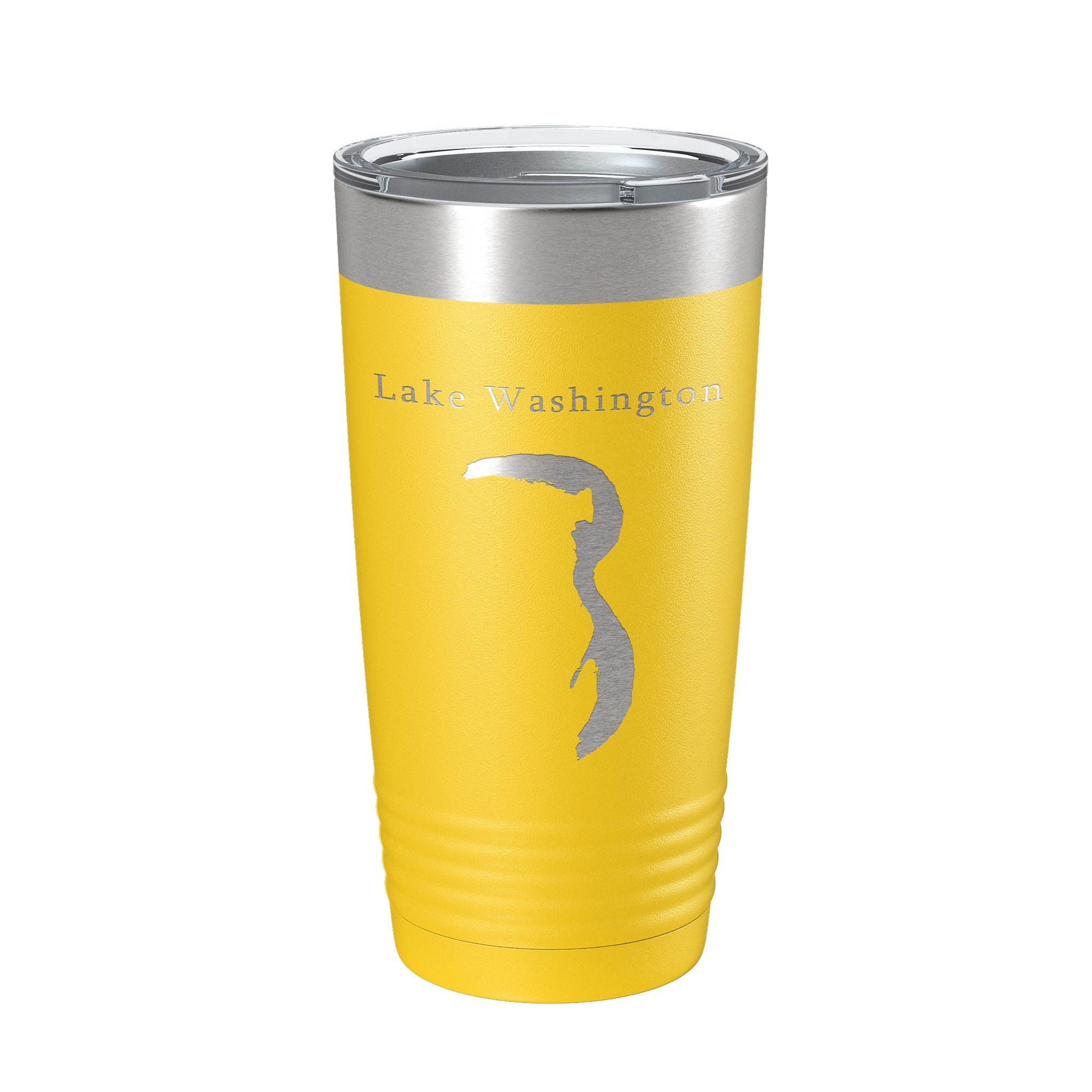 Lake Washington Map Tumbler Travel Mug Insulated Laser Engraved Coffee Cup Mississippi 20 oz-4