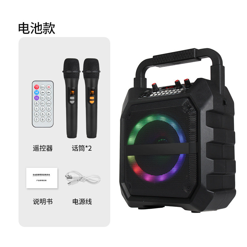 Portable Bluetooth Karaoke Microphone and Speaker System