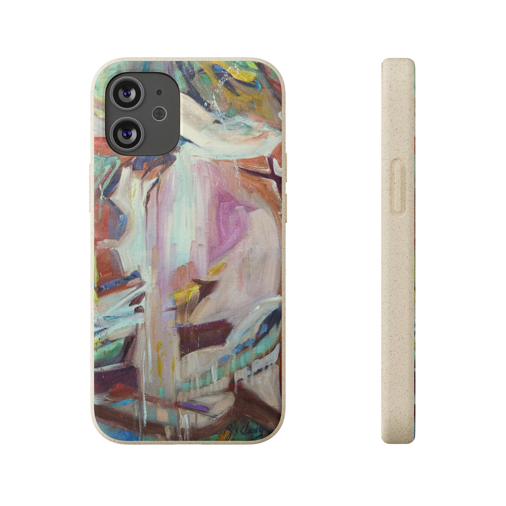 Biodegradable Phone Case with 'All Seasons' Abstract Original Artwork by Barbara Cleary-18