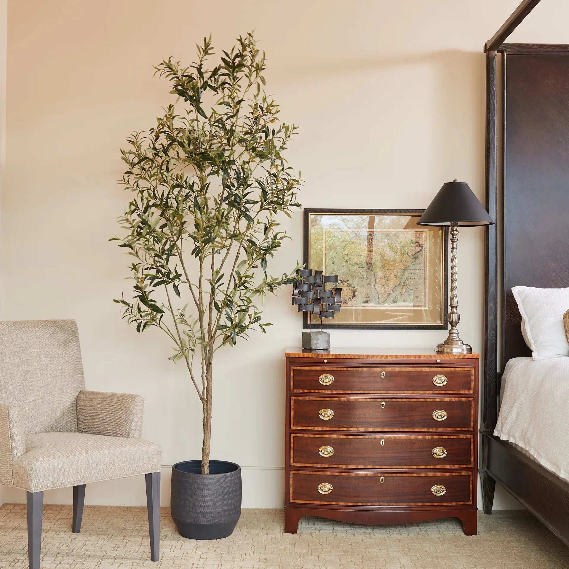 7ft Artificial Olive Tree