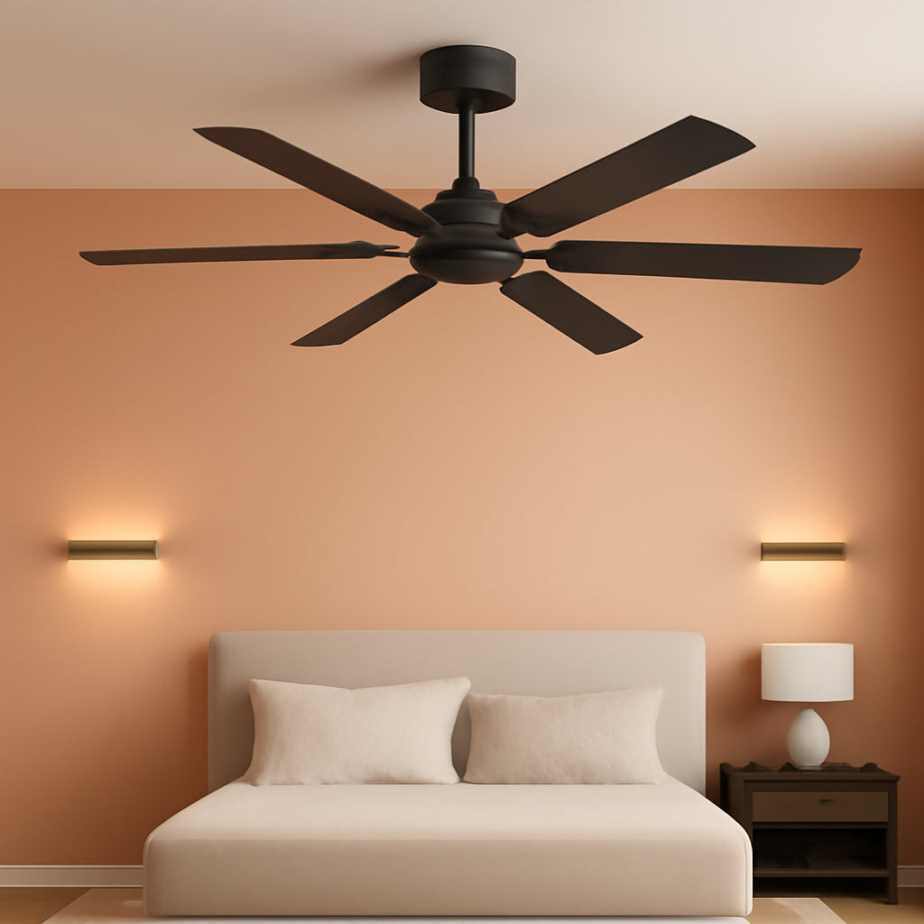 52Inch Ceiling Fan Energy Efficient Remote Whisper Quiet-0