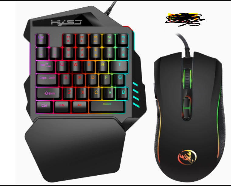 Gaming Keyboard and Mouse Set: MoBo V30 & K27