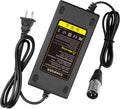 TREE.NB 24V 5A Lead Acid Battery Charger 3-Pin Male XLR Connector for Electric Bike Wheelchair Mobility EA1065 S150 180 X-CEL Jazzy Power Chair Drive Medical Rascal 200T/500T/301 PC
