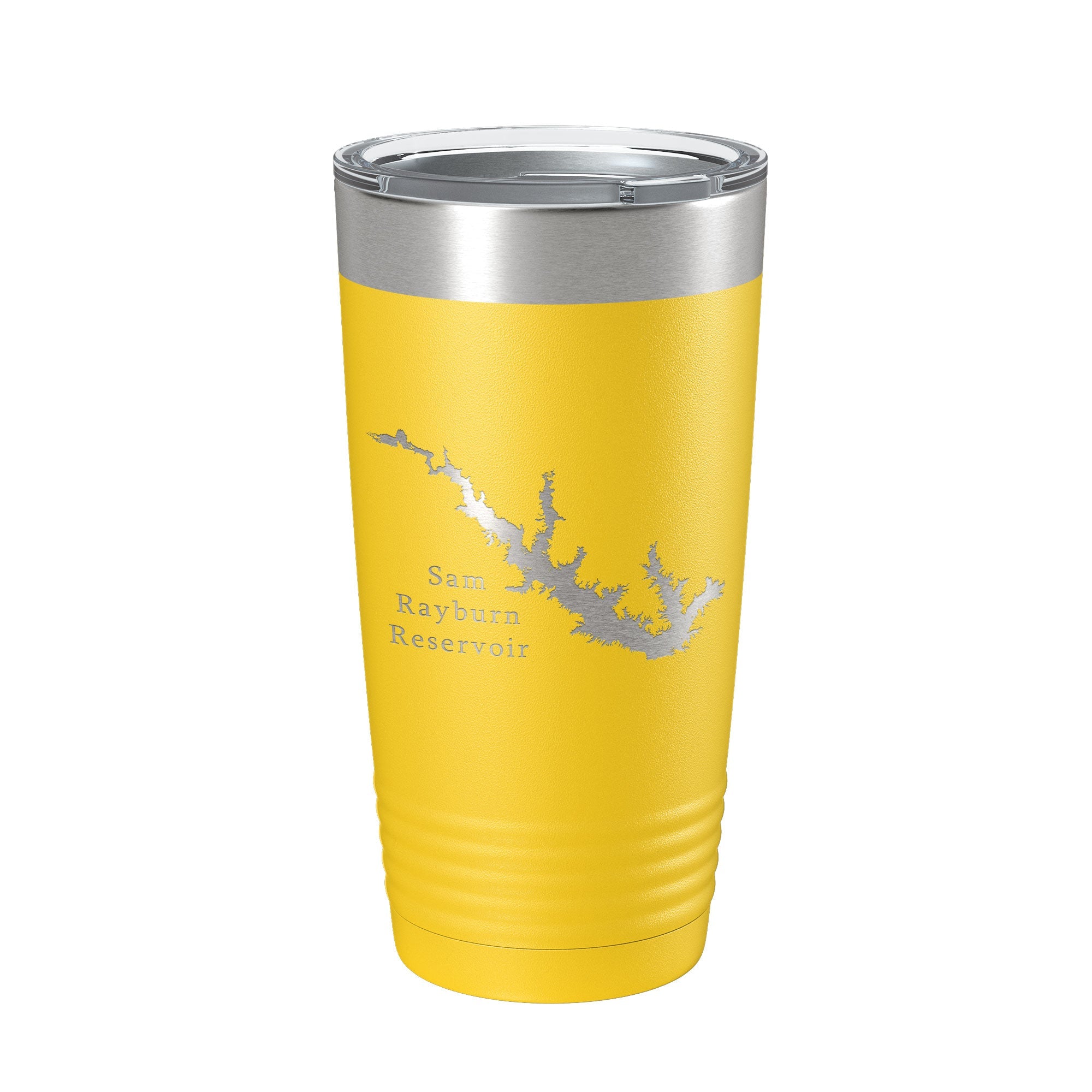 Sam Rayburn Reservoir Tumbler Lake Map Travel Mug Insulated Laser Engraved Coffee Cup Texas 20 oz-19