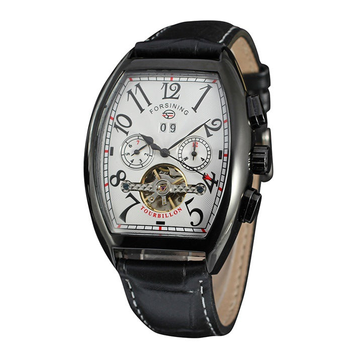FORSINING Automatic Leather Strap Watch