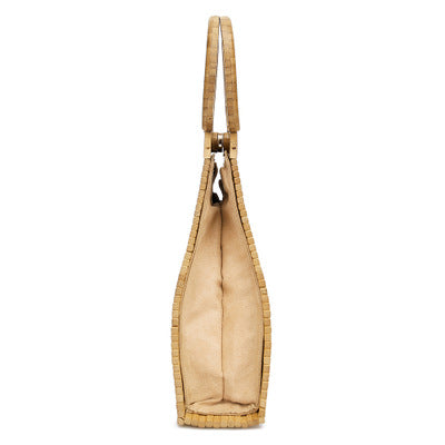 Women’s Handbag - Straw Woven Tote Bag
