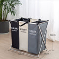 Folding Laundry Baskets Organizer with Compartments