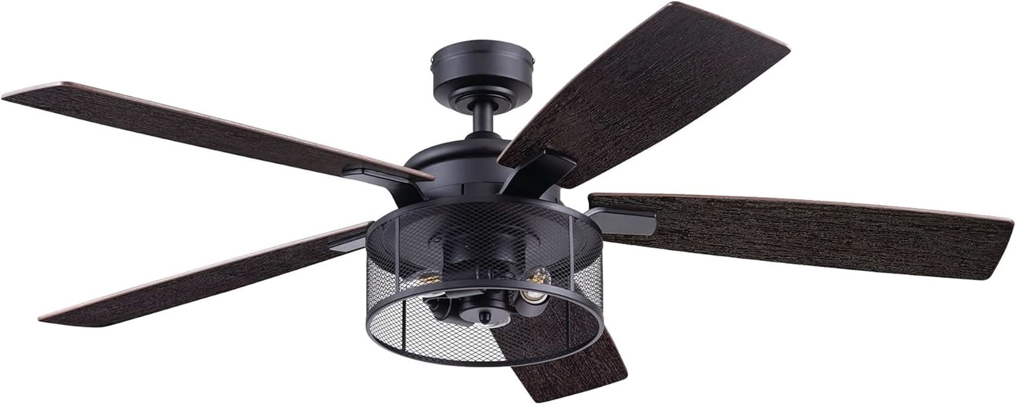 IndustrialStrength 52 Inch Ceiling Fan With LED Light-3