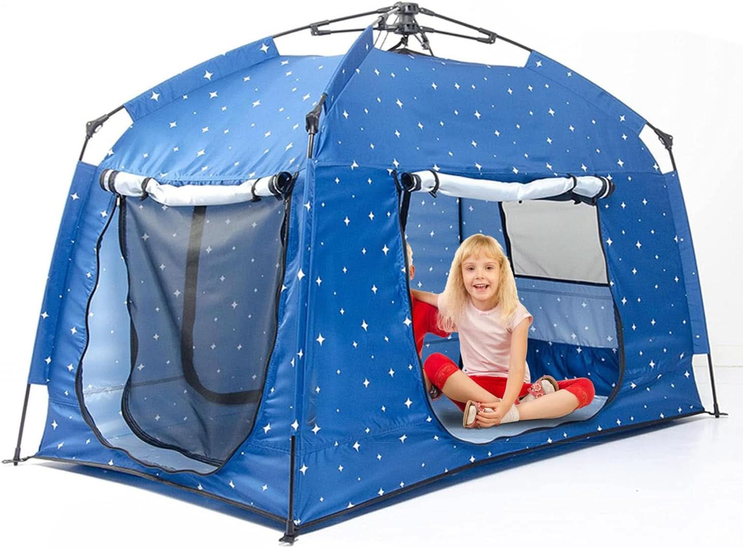 Portable Kids Play Tent With Starry Lumina Fabric Edition-0